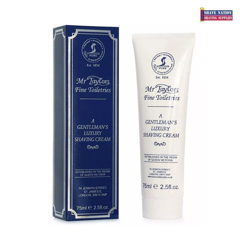 Taylor of Old Bond Street Shaving Cream Tube Mr Taylors