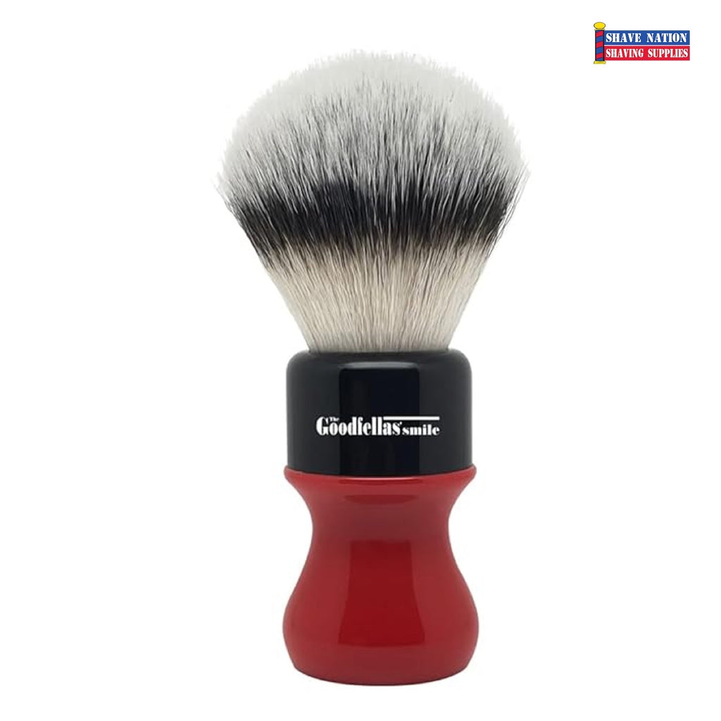 The Goodfellas Smile Synthetic Shaving Brush - Red Evil