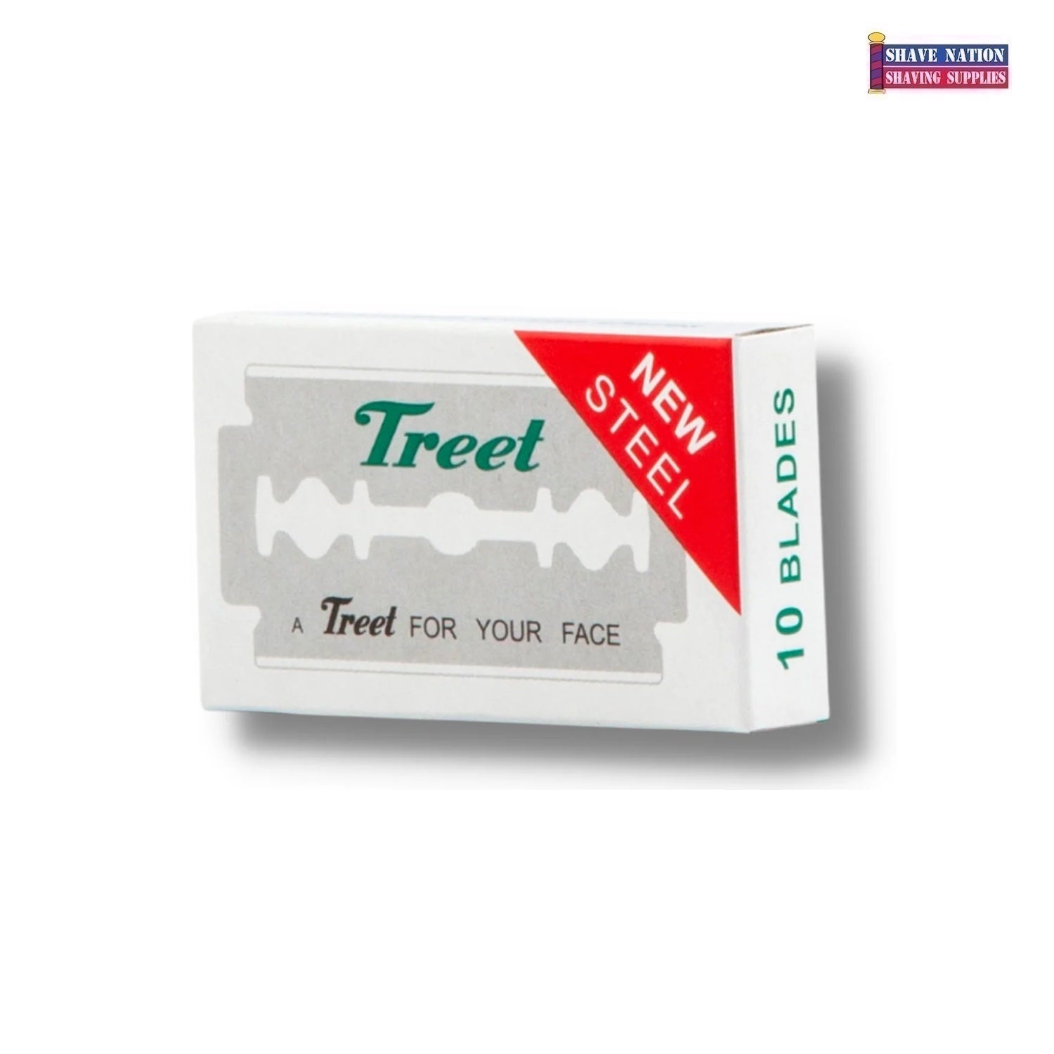 Treet Razor Golden Treet New Steel Double Edge Razor Blades 10 Pack | Shave Nation Shaving ...