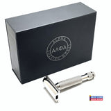 NEW! Alpha Outlaw Evolution Closed Comb Stainless Steel Safety Razor