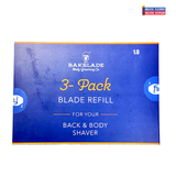 BAKBLADE 1.0 Shaver Blades 3 Pk.