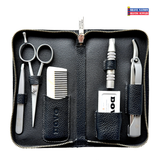 Dovo Deluxe 6 Piece Beard Care Grooming Kit with Case