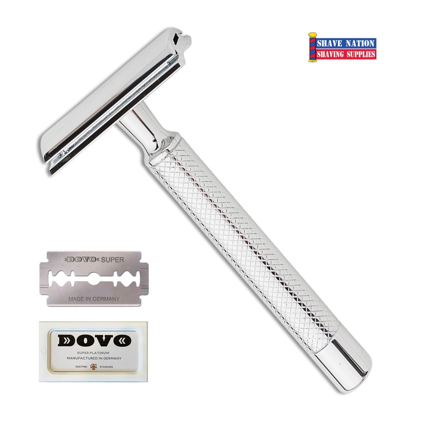 Dovo Primo Flat Bar Safety Razor | Shave Nation Shaving Supplies®
