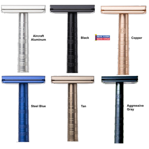 Al13 Razor Colors Henson AL13 Closed Comb Safety Razor | Shave Nation Shaving Supplies®