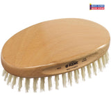 NEW! Kent MG3 Finest Men's Hair and Beard Brush for Skin Care - 100% Natural White Boar