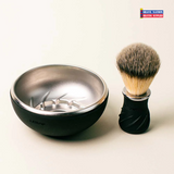 NEW! Leaf Shave Bowl and Brush Set