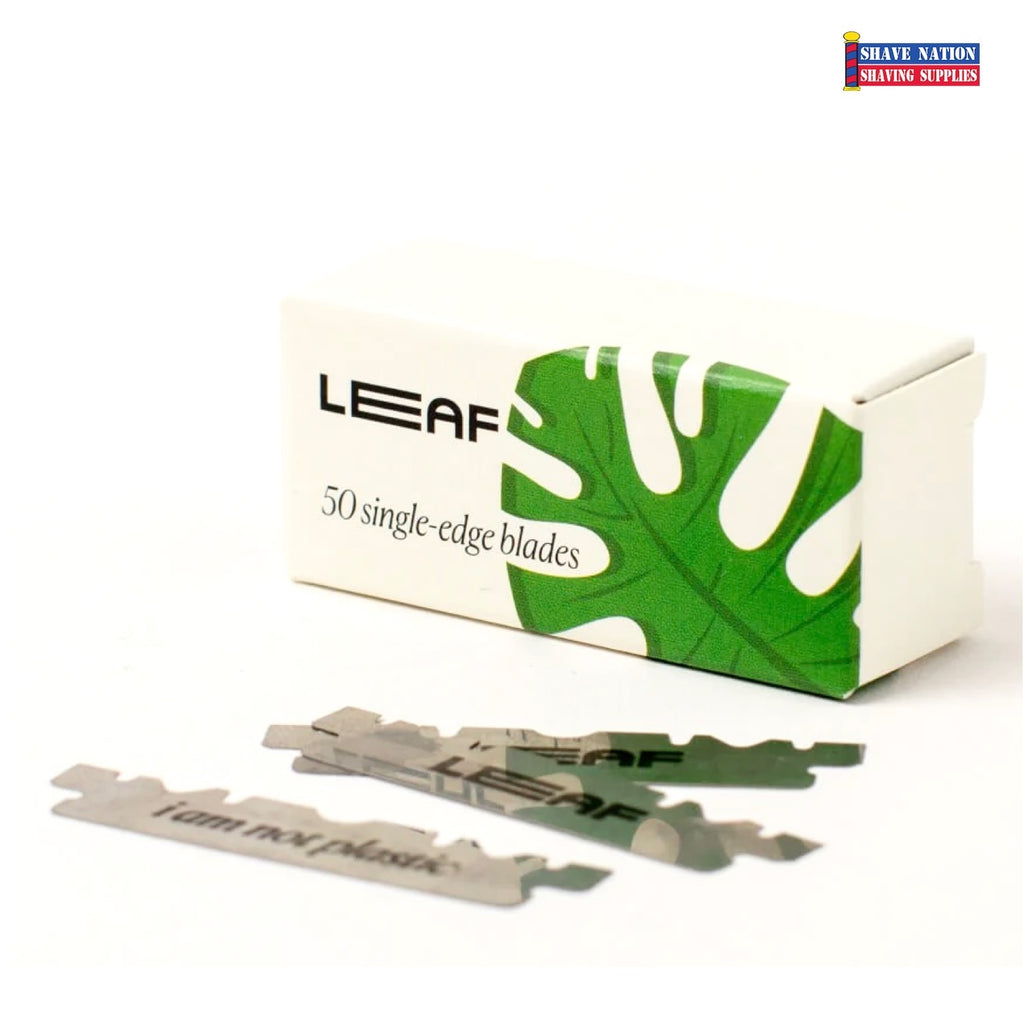 Leaf Shave Single Edge Razor Half Blades 50-100-200Ct