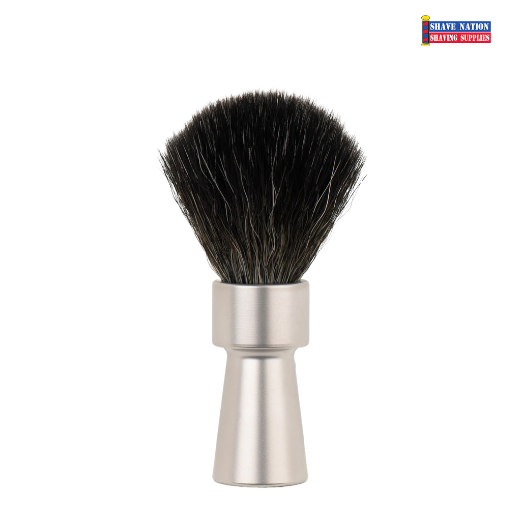 Merkur Synthetic Shaving Brush 1100 INOX Satin