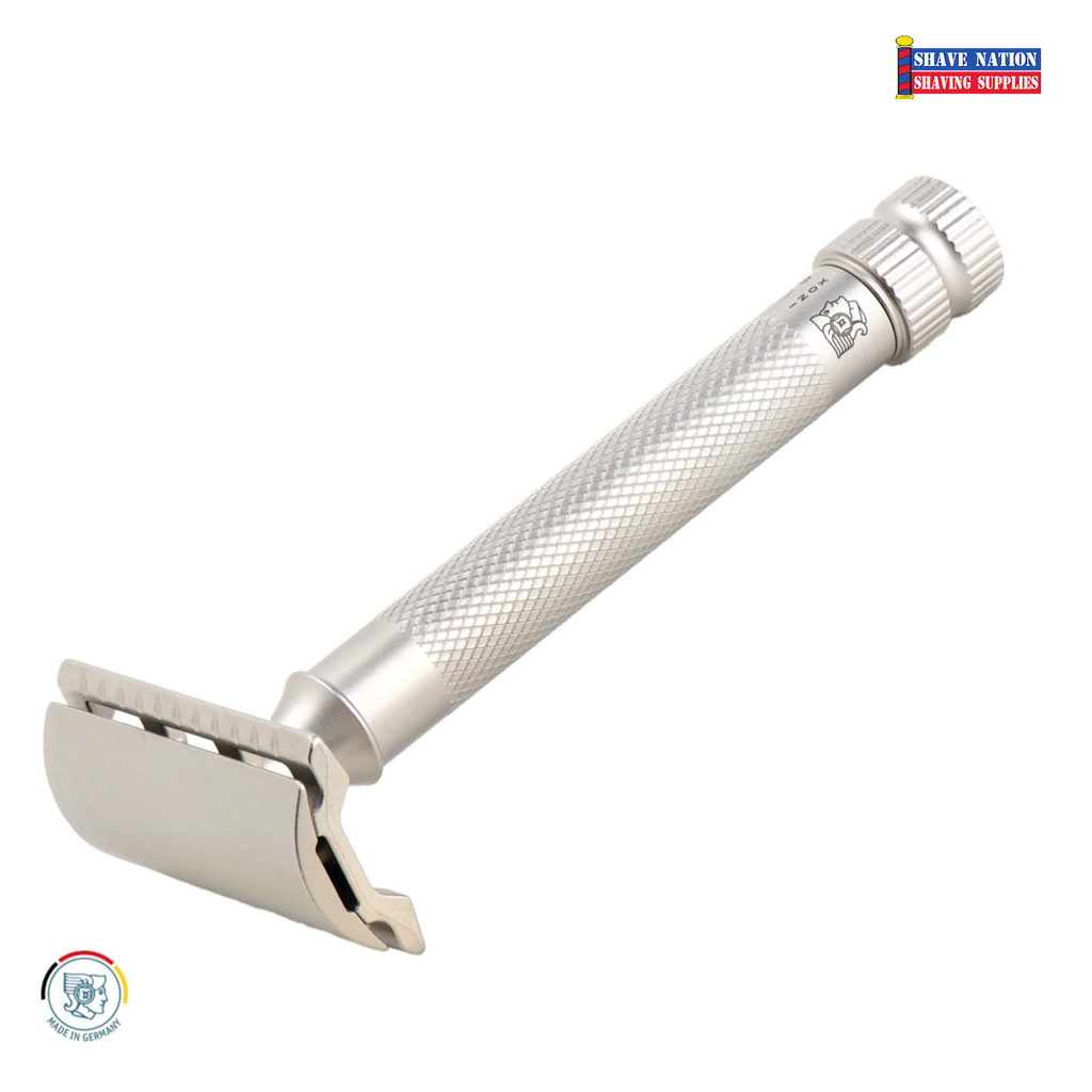 NEW! Merkur 34 INOX XL Satin Closed Comb Safety Razor