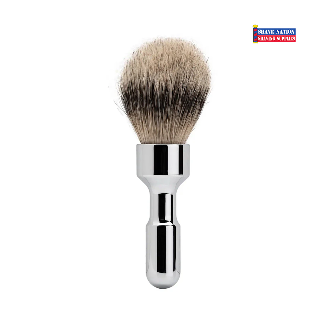 Merkur Futur Silvertip Brush Polished Chrome