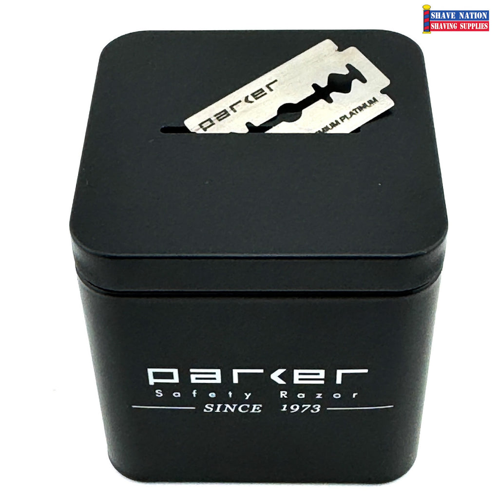 NEW! Parker XL Razor Blade Disposal Case-Blade Bank