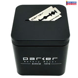 NEW! Parker XL Razor Blade Disposal Case-Blade Bank