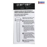 NEW! Parker Aeroshave 3 Piece Closed Comb Safety Razor