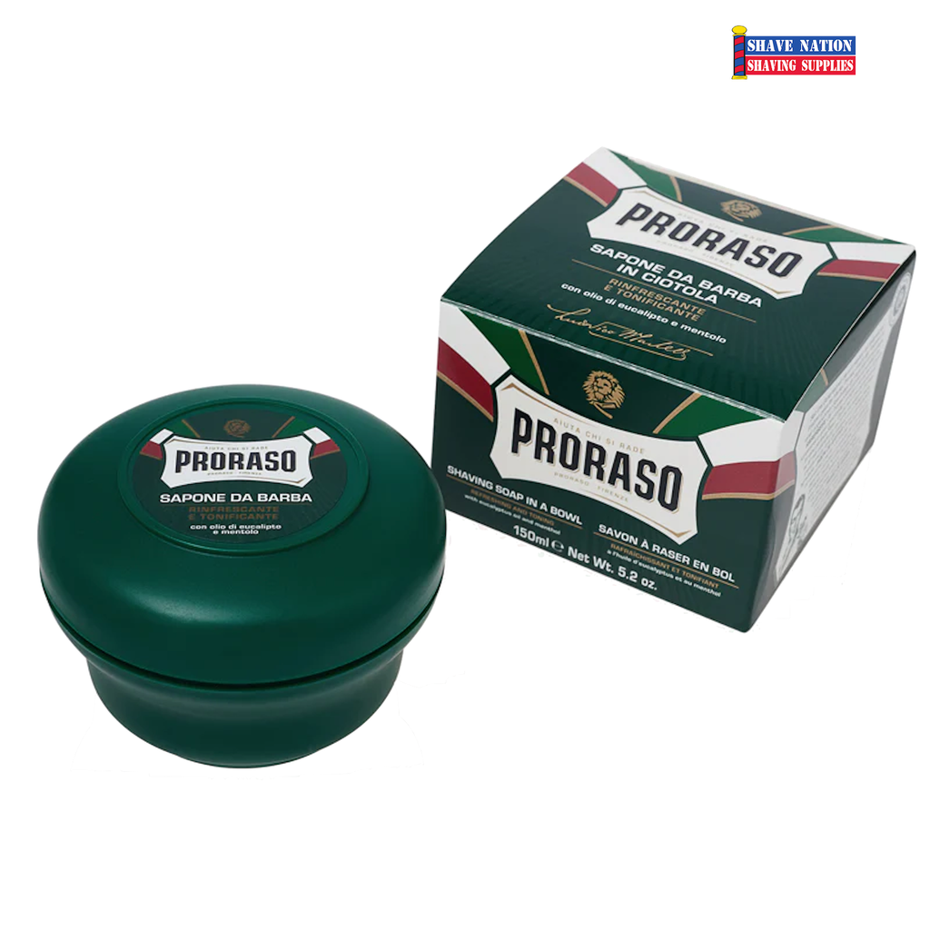 Proraso Shaving Soap Menthol and Eucalyptus Jar