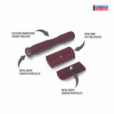 Razorine Red Marsala Classic II Open Comb 3 Piece Safety Razor-From Italy