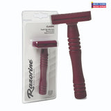 Razorine Red Marsala Closed Comb 3 Piece Safety Razor-From Italy