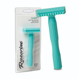 Razorine Turquoise Island Classic II Open Comb 3 Piece Safety Razor-From Italy