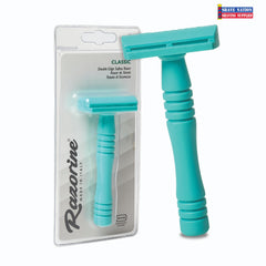 Razorine Turquoise Island Closed Comb 3 Piece Safety Razor-From Italy