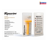 Razorine Yellow Butterscotch Closed Comb 3 Piece Safety Razor-From Italy