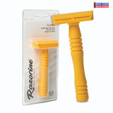 Razorine Yellow Butterscotch Closed Comb 3 Piece Safety Razor-From Italy