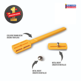 Razorine Concept Yellow Butterscotch Closed Comb 3 Piece Shavette Razor-From Italy