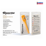 Razorine Concept Yellow Butterscotch Closed Comb 3 Piece Shavette Razor-From Italy