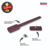 Razorine Concept Red Marsala Closed Comb 3 Piece Shavette Razor-From Italy