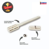 Razorine Concept White Castle Closed Comb 3 Piece Shavette Razor-From Italy