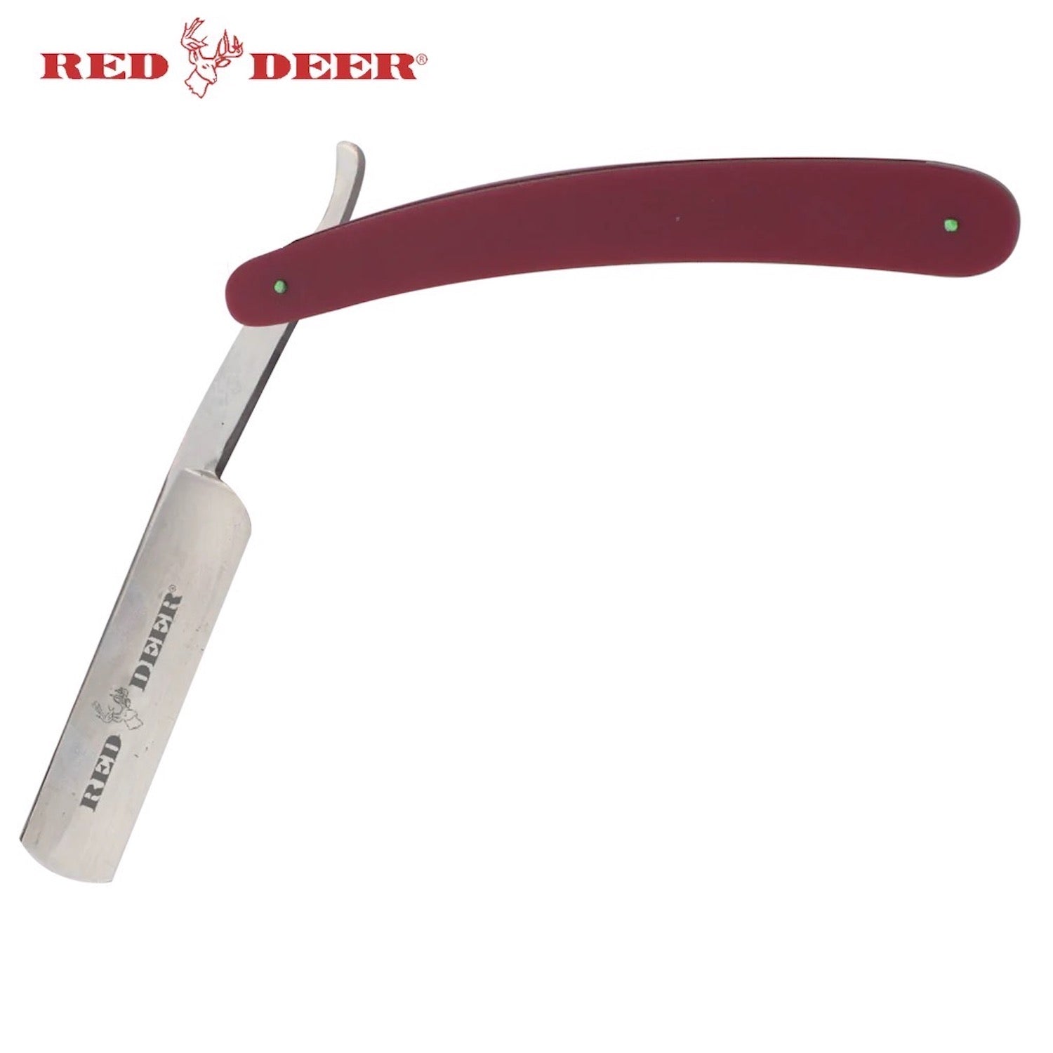 Shave Razor Red Red Deer Vintage 6/8 Straight Razor | Shave Nation Shaving Supplies®