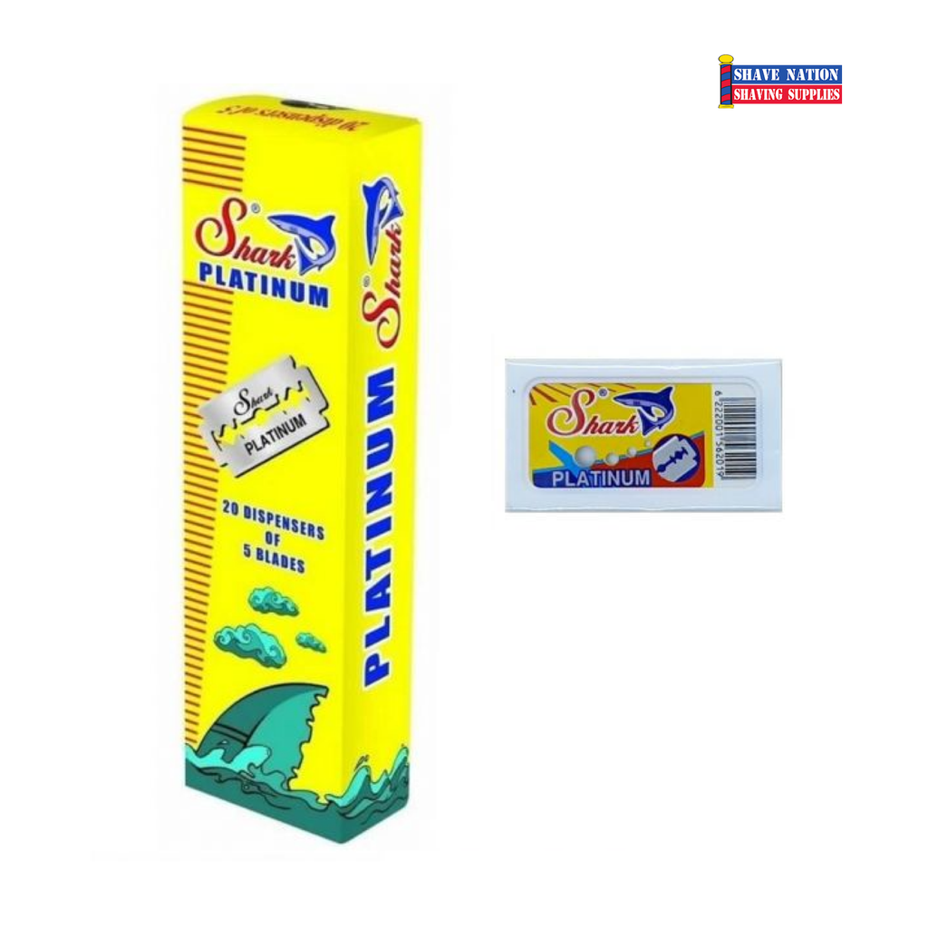 Shark Platinum DE Blades 100ct Sleeve