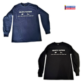 Shave Nation Comfy Long Sleeve Crew Neck Shirt Size Small to XXXL