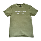 Shave Nation Branded T-Shirt Small to 3XL