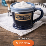 NEW! Shave Nation Custom Stoneware Shaving Mug-Made in USA