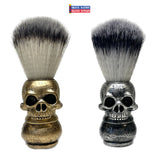 Shave Nation Synthetic Shaving Brush with Skull Handle