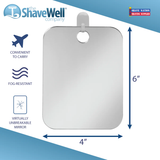 Shave Well Fog Free Shower Mirror Standard Size