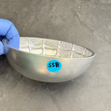 Silver Spider Web Indestructibowl Shaving Lather Bowl S&D