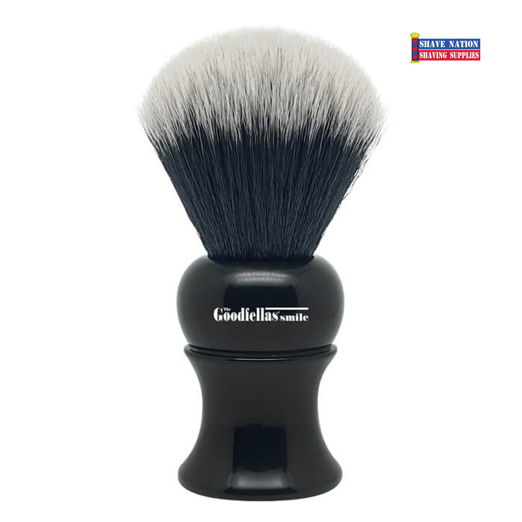 The Goodfellas Smile Synthetic Shaving Brush - Black Noir