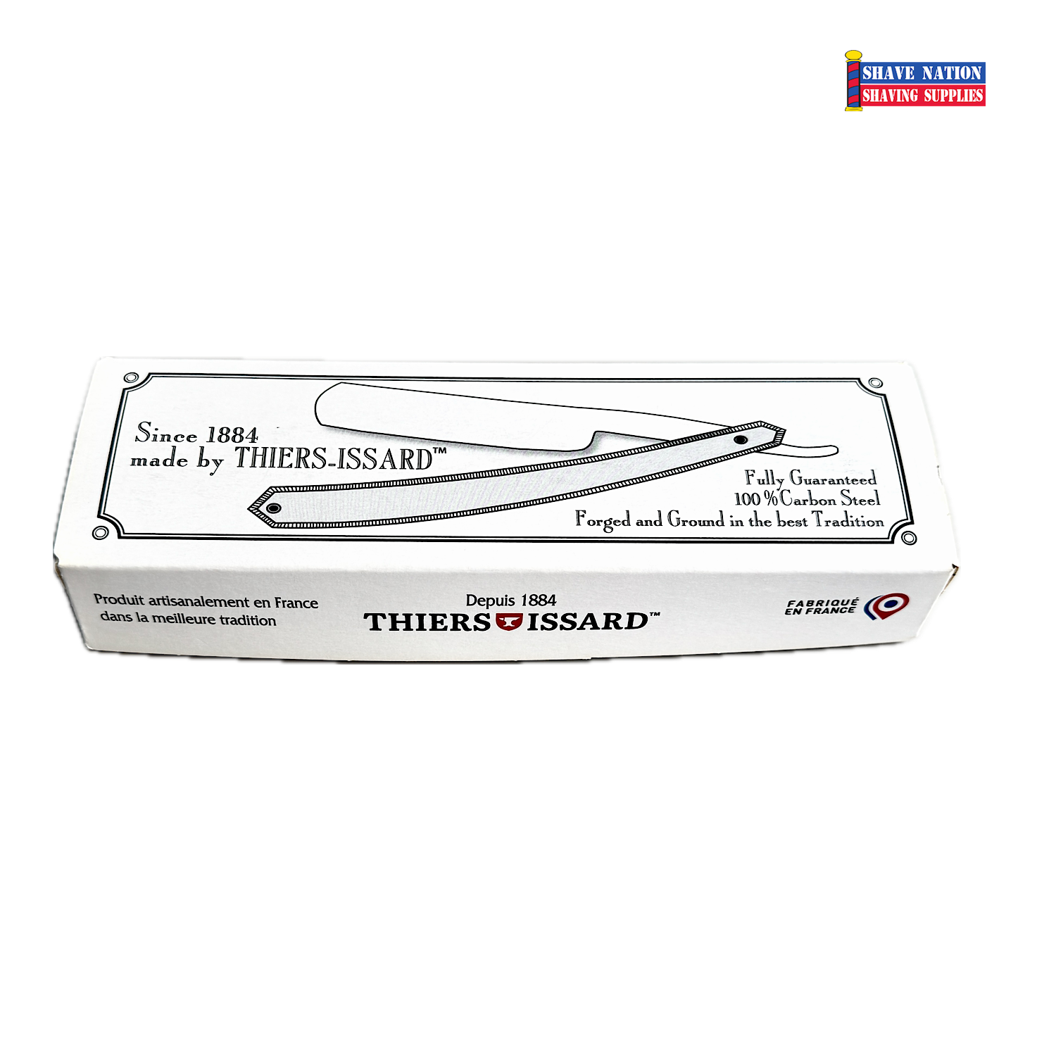 Rouns Shape Razor Thiers Issard Spartacus Straight Razor 6/8 Blade Round Nose | Shave ...