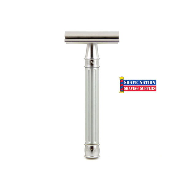 Edwin Jagger 3ONE6 Stainless Steel Closed Comb Safety Razor | Shave ...