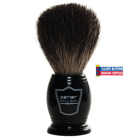 Parker Black Badger Brush Black Handle