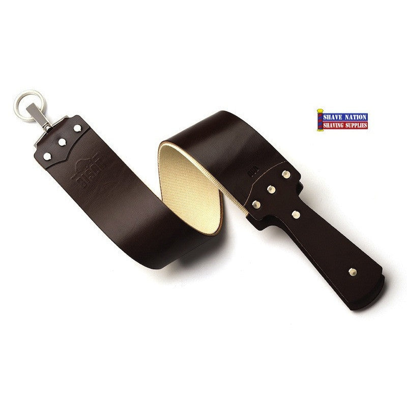 Thiers Issard Ribbed Double Sided Leather Paddle Strop Extra Large