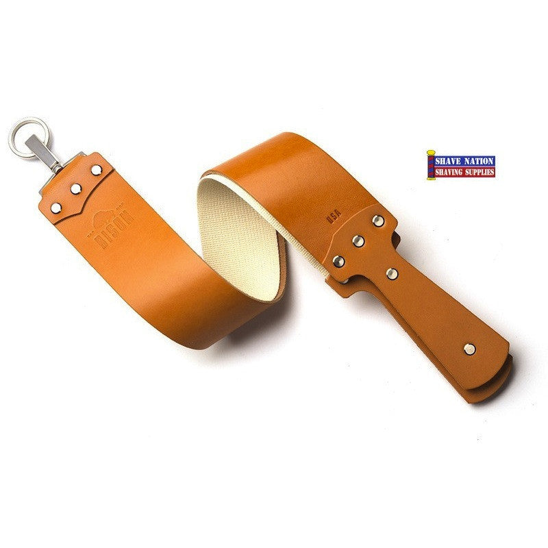 Ezra Arthur Bison 3 Inch Golden Tan English Bridle Strop