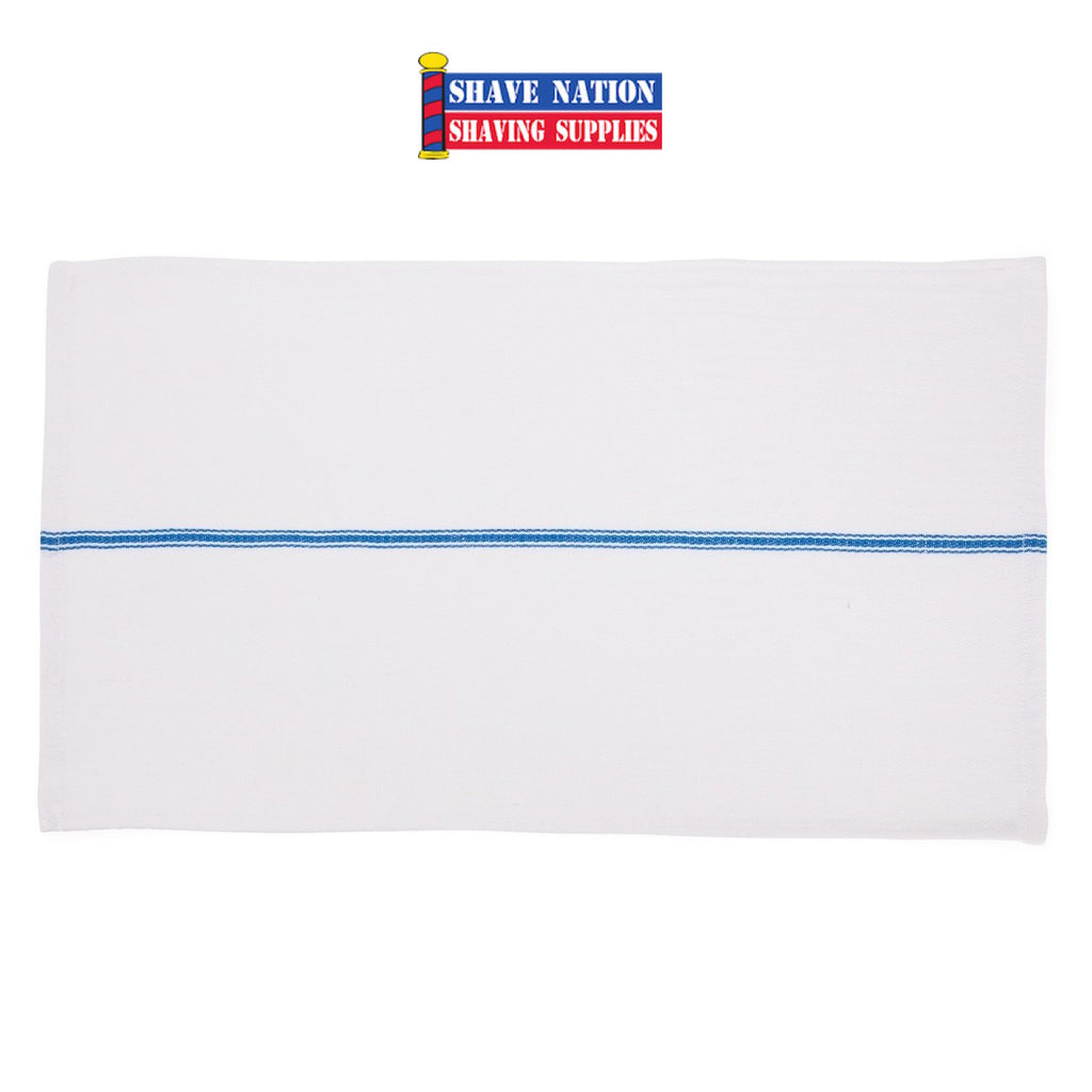 Blue Stripe Barber Towel
