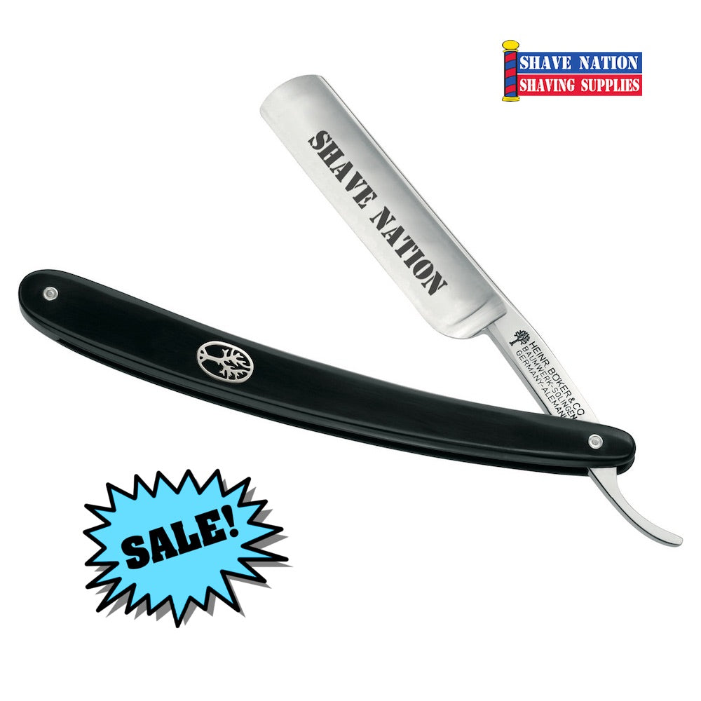 Shave Razor. Shop Boker - Shave Nation Black Straight Razor 5/8 Blade | Shave Nation ...
