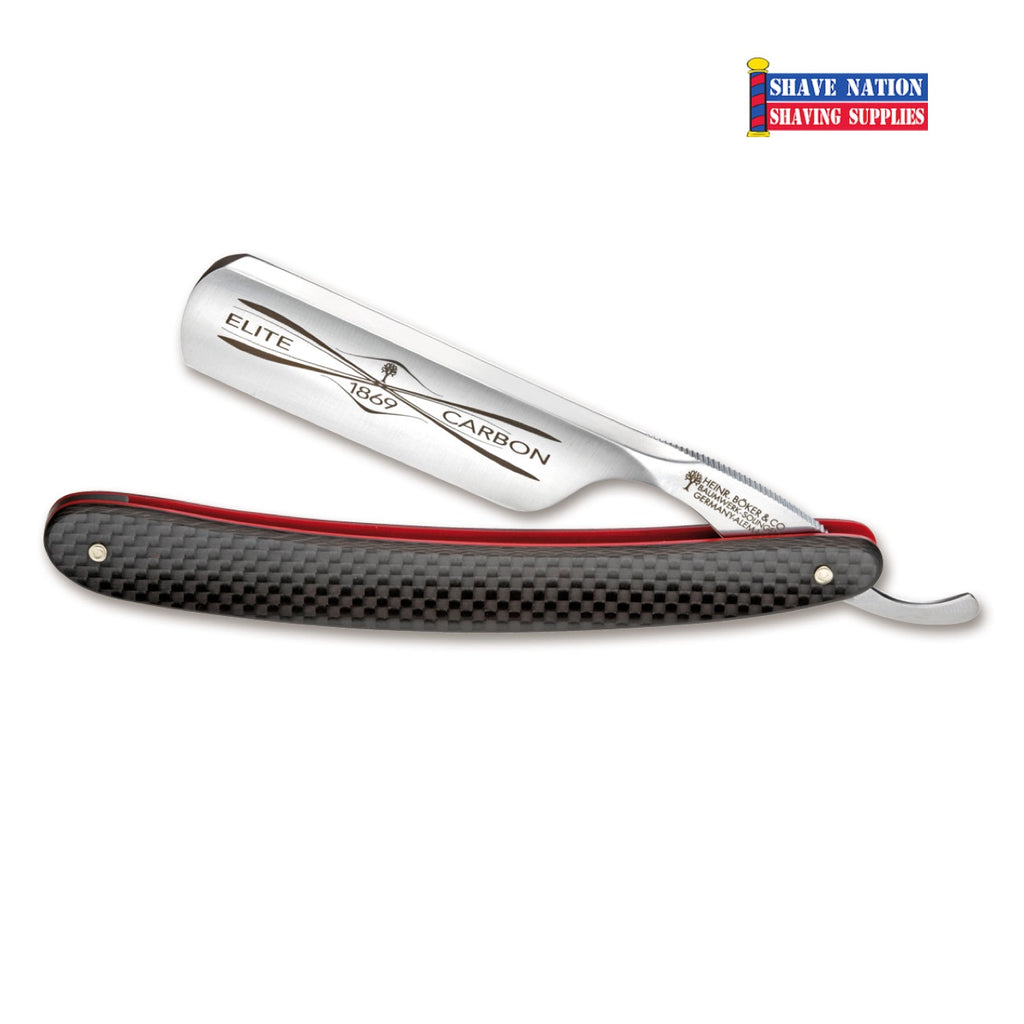 Boker Elite Carbon 3.0 Straight Razor 6/8 Blade