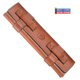 Boker Roll-Up Leather Straight Razor Case Brown