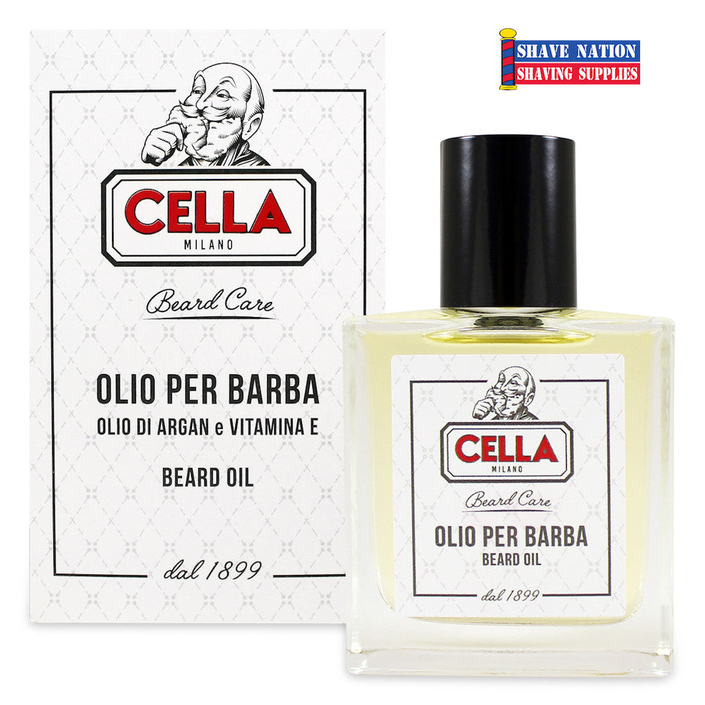 Cella Beard Oil with Argan Oil and Vitamin E