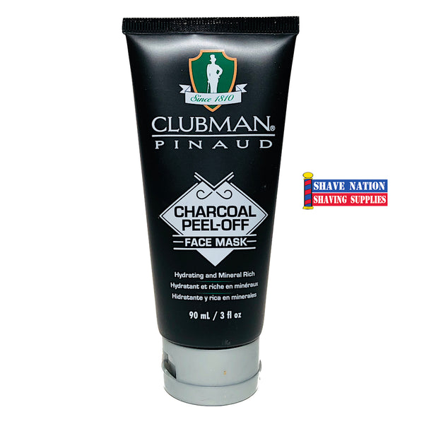 Clubman Charcoal Peel-Off Face Mask | Shave Nation Shaving Supplies®