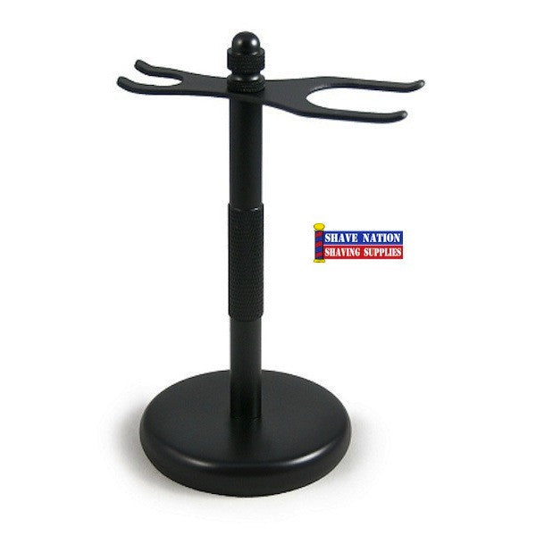 Colonel Conk Razor & Brush Stand-Black | Shave Nation Shaving Supplies®