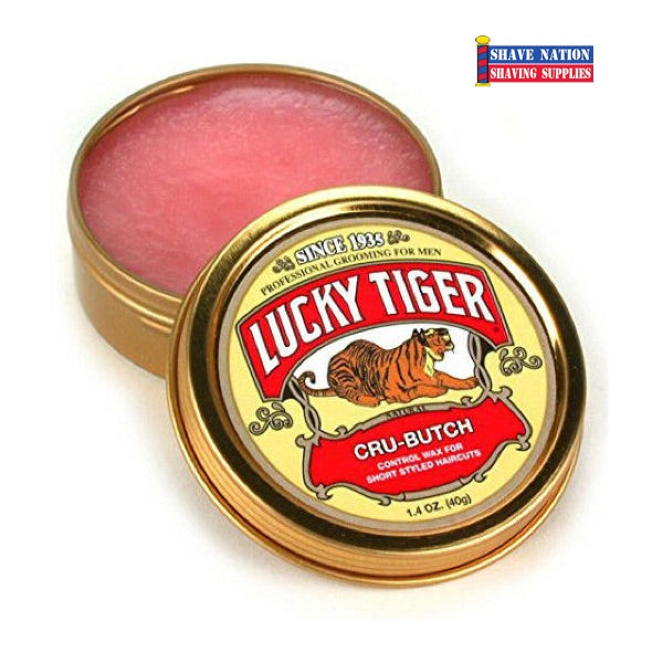 Lucky Tiger Cru-Butch Hair Wax in Travel Tin